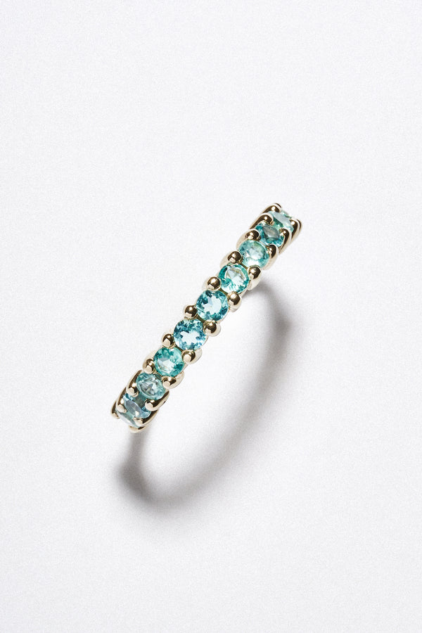 Churumbela Apatita Corte Brillante Oro Blanco