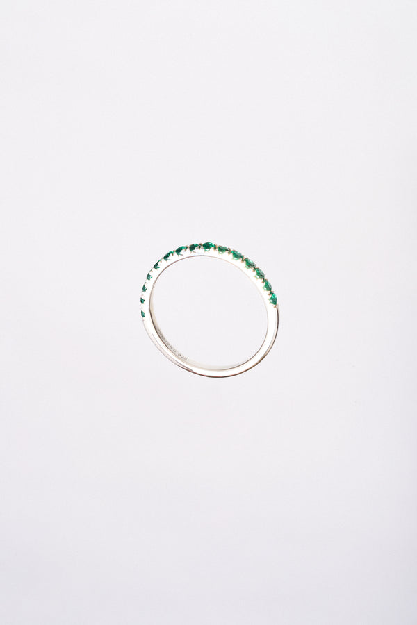 Churumbela Esmeralda Laboratorio Corte Brillante Plata