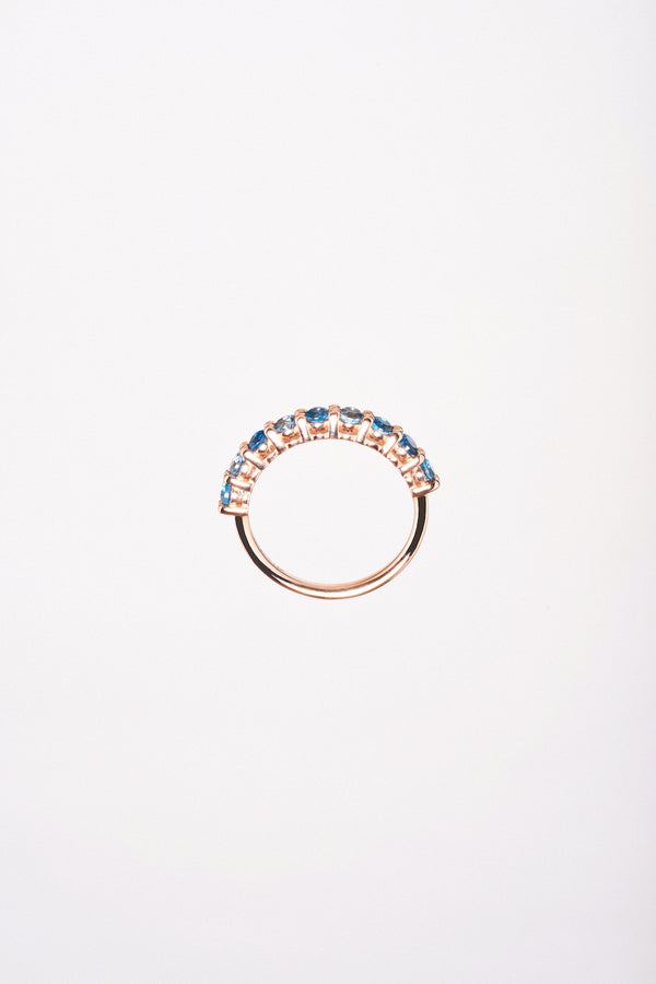 Churumbela Topacio Corte Brillante Oro Rosa