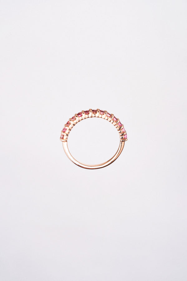 Churumbela Turmalina Corte Brillante Oro Rosa