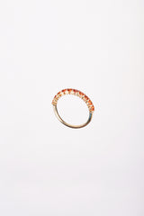 Churumbela Zafiro Fuego Corte Brillante Oro Amarillo