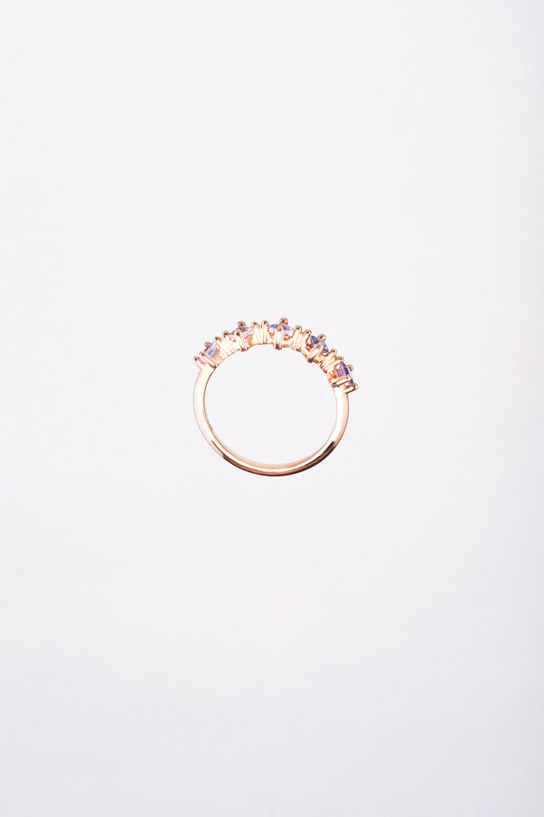 Churumbela Zafiro Morado Corte Princesa Oro Rosa